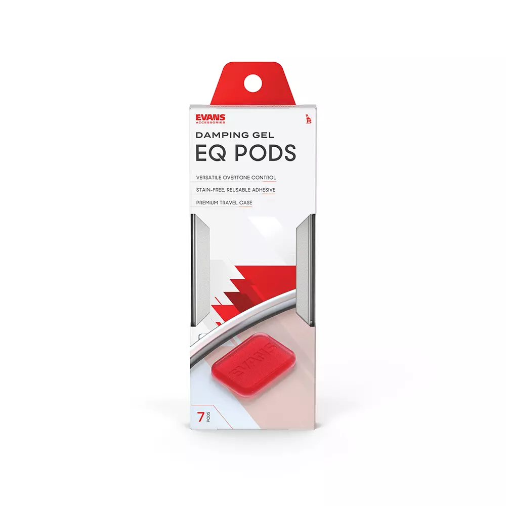 Evans EQ PODS - Atténuateurs EQ Pods pour batterie (paquet de 7)
