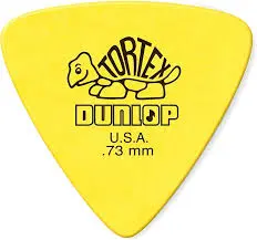 Paquet de plectre Dunlop triangulaire 0.73mm (6)
