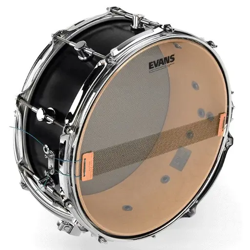 [S15H30] Evans S15H30 - 15" Hazy Side Snare Head - Clean Tone