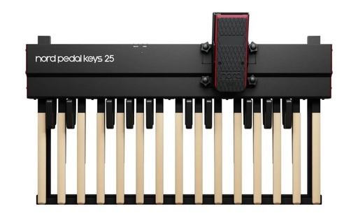 [PK25] Nord Pedal Keys 25 — Pédalier MIDI 25 notes en bois avec pédale d'expression EP30
